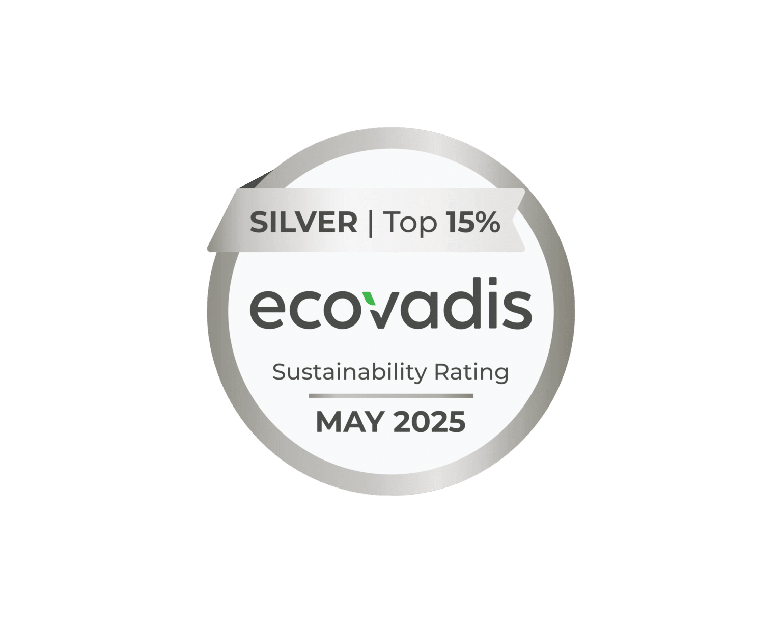 Ecovadis silver Bewertung